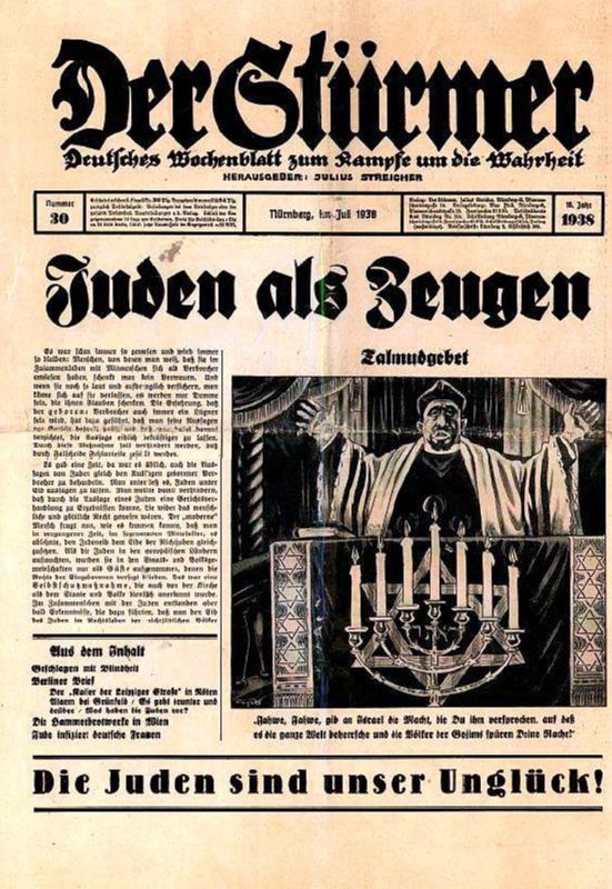 Der Sturmer July 1938